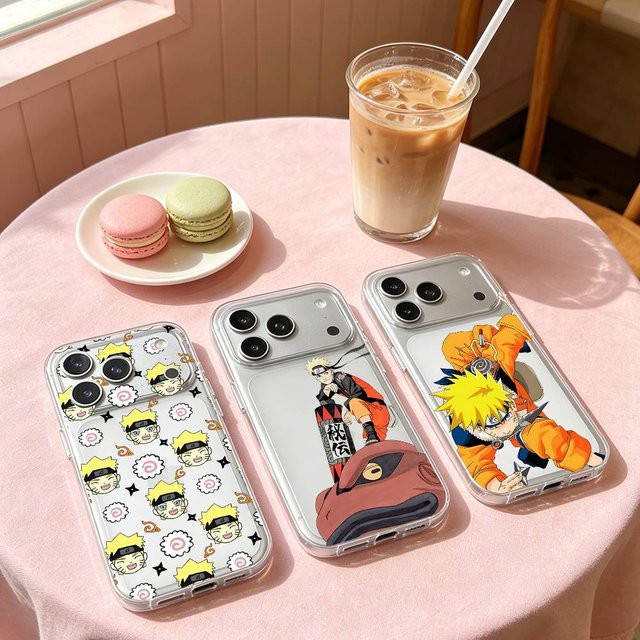 Transparente Naruto Anime Handyhülle für iPhone 17 16 15 14 13 12 11 Pro Max Plus X XR XS Max und Air - Bild 1