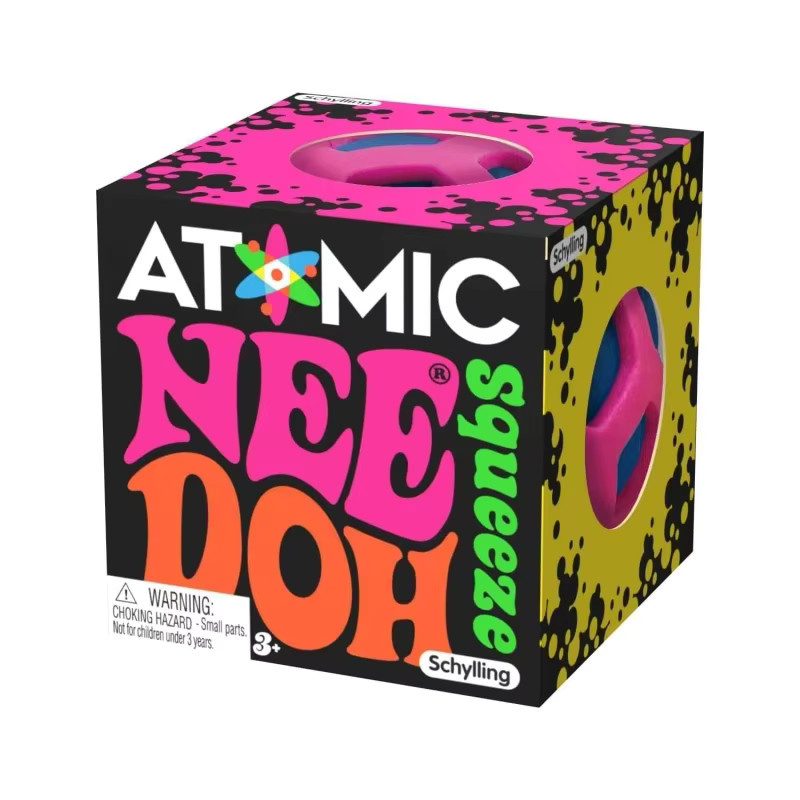 Schylling Needoh Atomic Stress Relief Ball Squishies, pink, multicolour - Bild 2
