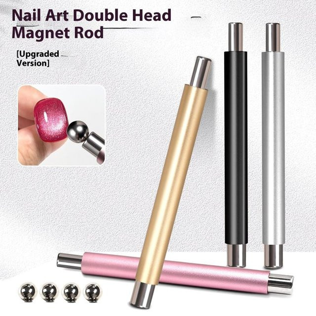 JCSYFAC Doppelseitiges Doppelkopf-Nagelmagnet-Werkzeug, Gold - Bild 1