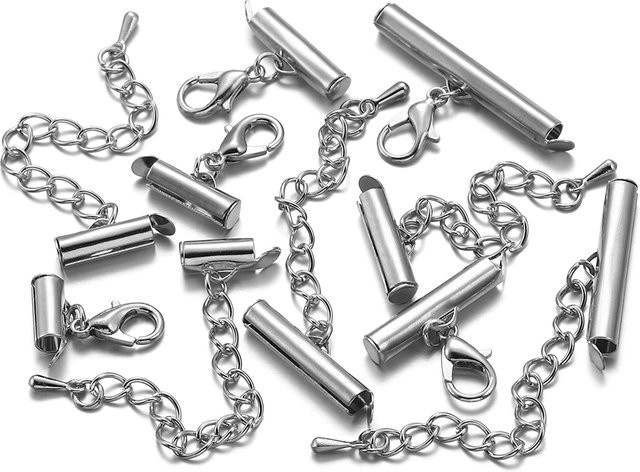 St.kunkka Slide On End Verschlüsse, Kettenverschlüsse, DIY Schmuck Machen - Bild 1