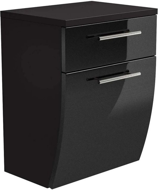 Posseik Bad-Hängeschrank Salona Anthrazit mit Soft-Close-Türen und Schubladen, Breite: 40 cm - Bild 1