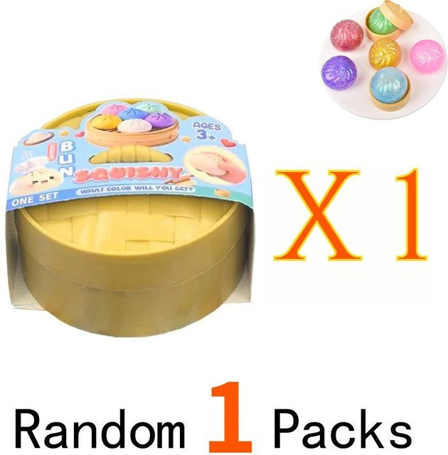 Discover Intime Baozi Quetschspielzeug, Gedämpftes gefülltes Brötchen, Squishy Spielzeug - Bild 1