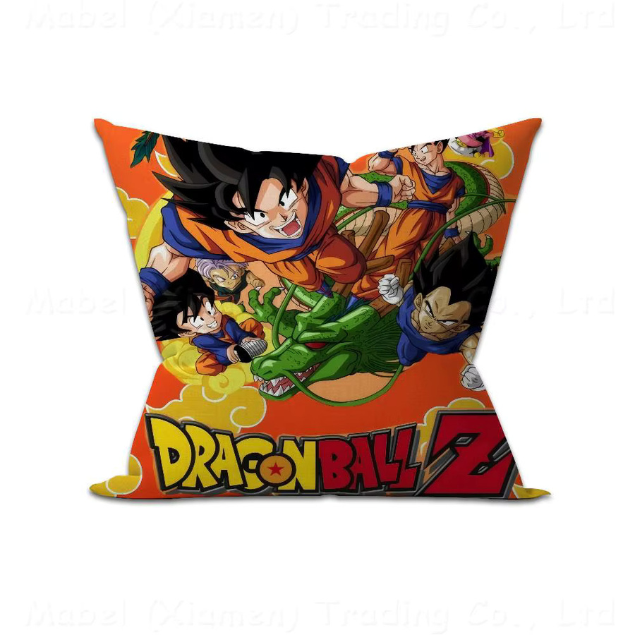 Dragon Ball Anime Super Saiyan Goku Dekorativer Kissenbezug, quadratisch, Mehrfarbig, Breite: 30 cm, Höhe: 30 cm - Bild 5