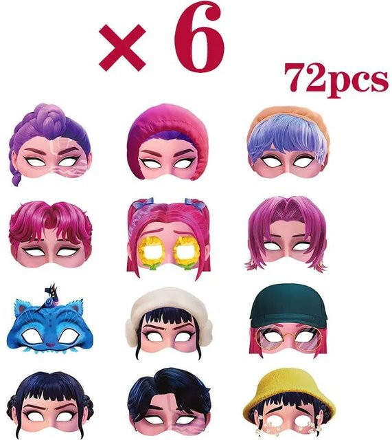 Discover Intime Kpop Dämonenjäger Maske, 12-teiliges Set, ab 14 Jahren - Bild 1
