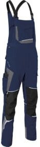 Kübler Latzhose BODYFORCE PSA 2 in Dunkelblau/Anthrazit mit Cordura und Reflexstreifen, Größe 40 - Bild 1