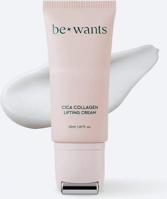 Be Wants Elastische Glow Cica Kollagen Creme, 50 ml, Gesicht - Bild 1
