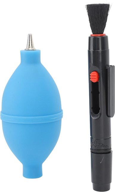 Koogeelife 4 in 1 Kamera Reinigungsset mit Jelly Pen, Blasebalg und Reinigungstuch in Blau - Bild 1