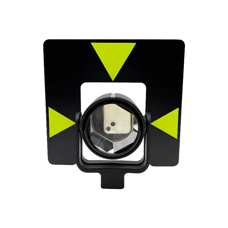 Leica Einzelprisma GPH1 GPR1 Schwarz Versilbert mit weicher Tasche für Totalstationen und Vermessungsinstrumente - Bild 2