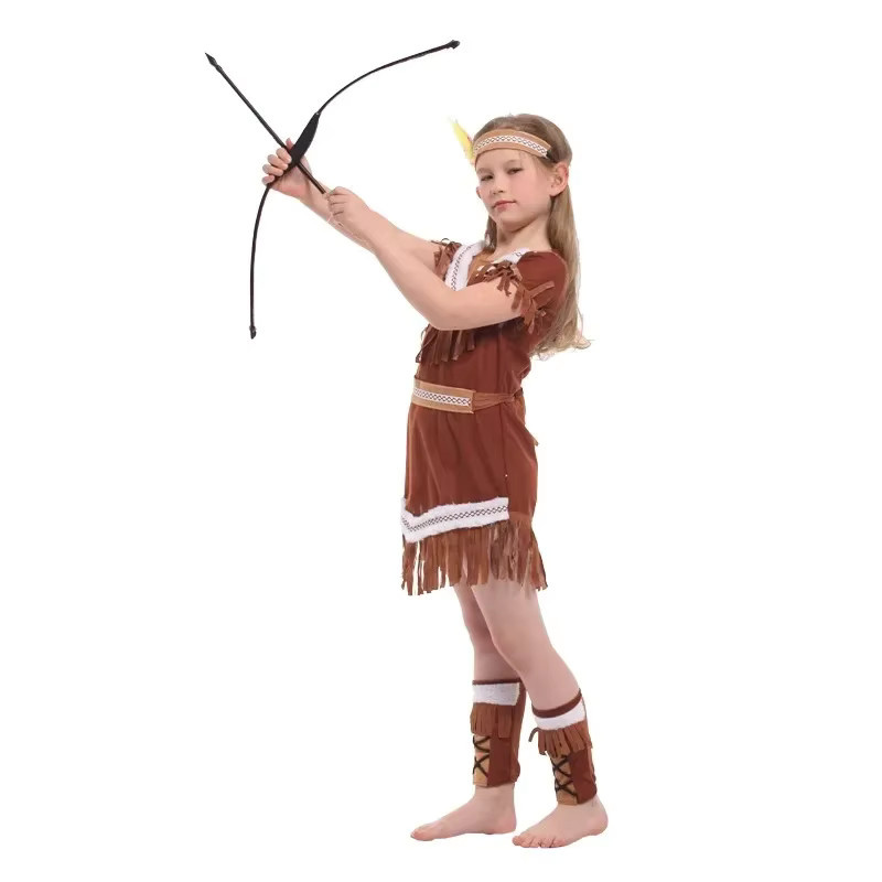 ZOBOTT Indische Prinzessin Cosplay Kostüm, Unisex, Plüsch / Textil - Bild 2