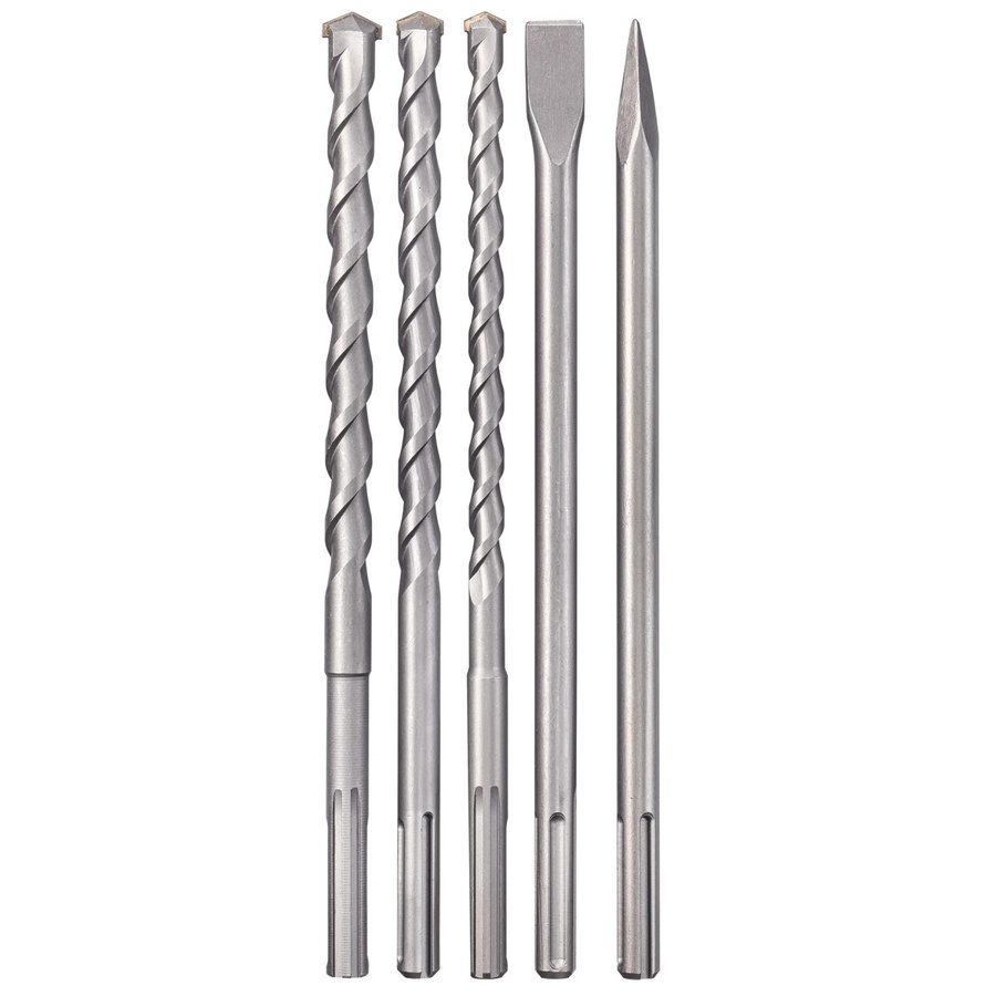 Einhell SDS-Max Bohr- und Meißel-Set, 5-teilig, Farbe: Silber - Bild 2