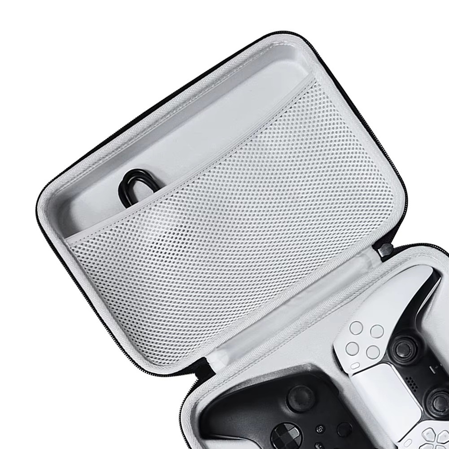 ALLOET Game-Controller-Schutztasche aus Nylon in Schwarz für PlayStation 4/5, Switch Pro und Xbox - Bild 3