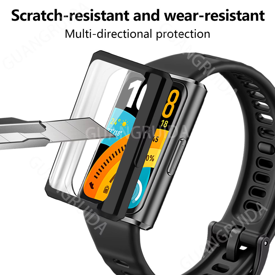 Huawei Uhrenzubehör, Schutzhüllen für Huawei Band 11 NFC, TPU, transparent - Bild 3