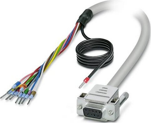 Phoenix Contact Kabel CABLE-D- 9SUB/F/OE/0,25/S/3,0M in Grau - Bild 1