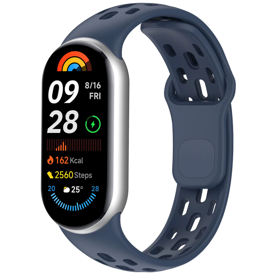 RMUTANE Uhrenarmband Silikon, Xiaomi Mi Band 10 9 8, Unisex - Bild 3