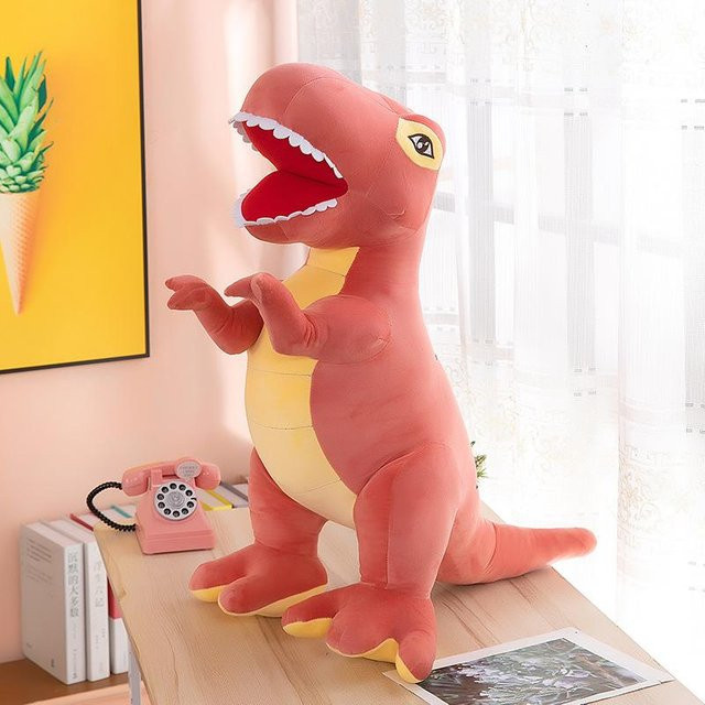 Tyrannosaurus rex Puppe Plüschtier, Dinosaurier, 75 cm - Bild 1