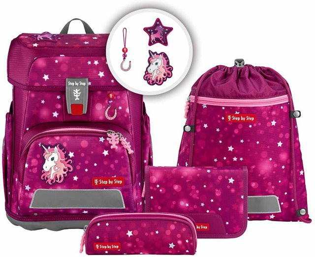 Step by Step CLOUD Schulranzen-Set 5-teilig Sweet Unicorn Nuala in Pink - Bild 1