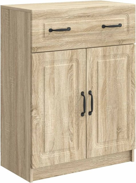 vidaXL Sideboard Sonoma-Eiche in Braun, B/T/H: 66 x 34,5 x 87 cm - Bild 1