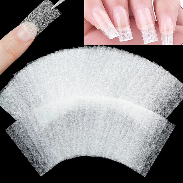 vvocci Nagelkunst-Werkzeug Fiberglas Vliesstoff Seide, Unisex - Bild 1