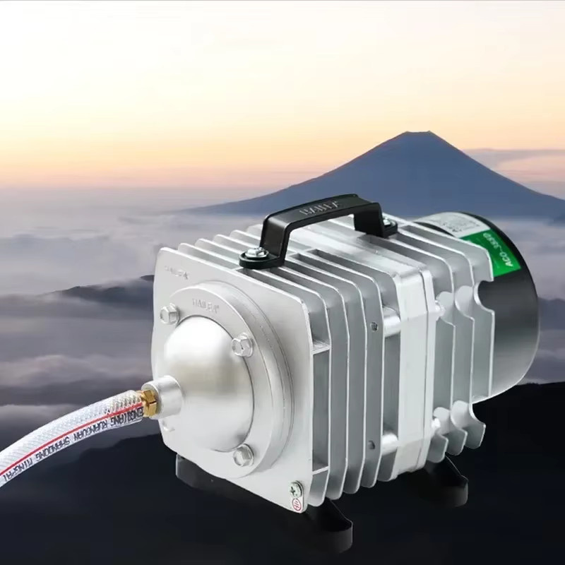 Hailea ACO Elektromagnetischer Luftkompressor für Koi-Aquarium und Teich, Silber, 220 V - Bild 3