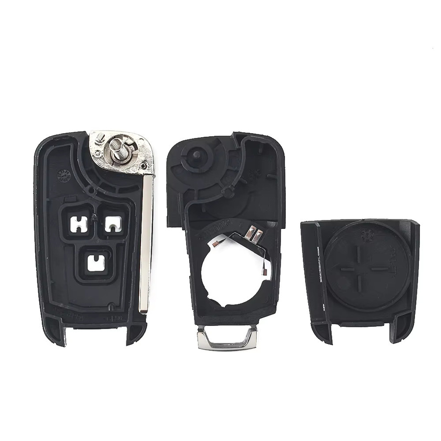 KEYYOU Flip Remote Auto Schlüssel Shell für Chevrolet Cruze Epica Lova Camaro Impala und Opel Astra Corsa Insignia Zafira in Schwarz - Bild 3