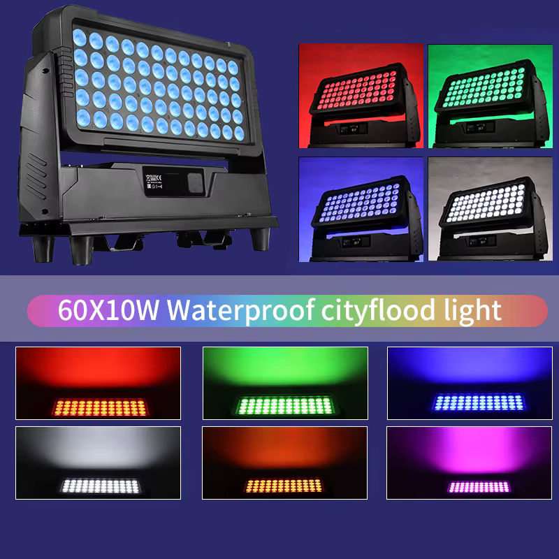 AICPOSE LED DMX 4in1 RGBW Wandfluter Außenbeleuchtung IP65 für Bühnen und Party-Licht - Bild 6