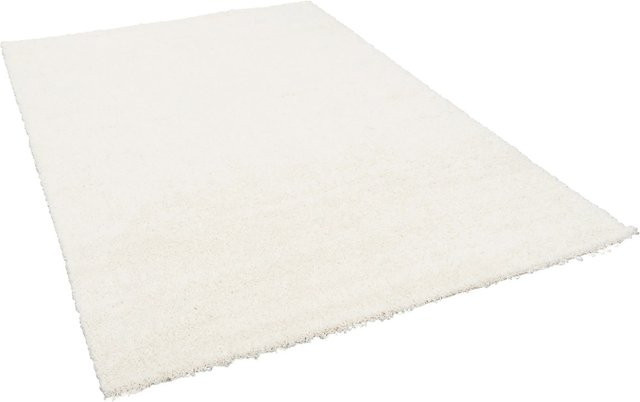 Pergamon Hochflor Langflor Teppich Aloha Weiss B/T: 200 x 200 cm - Bild 1
