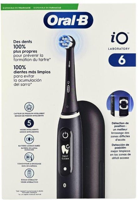 Oral-B IO Laboratory 6 Wiederaufladbare Zahnbürste, Schwarz - Bild 1