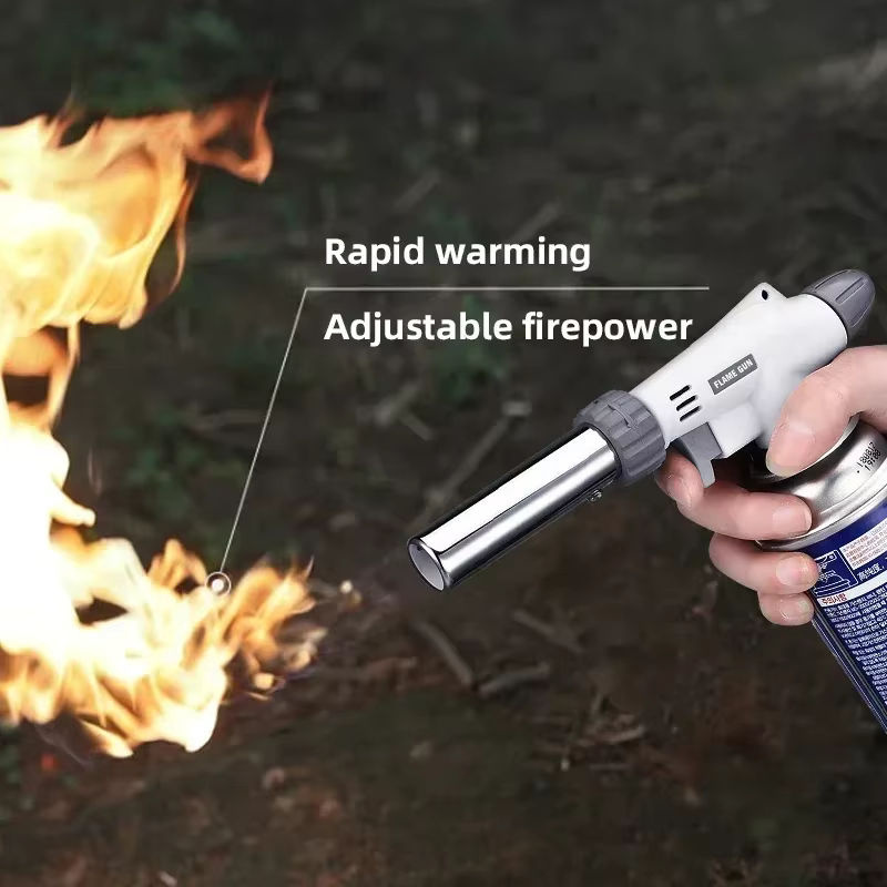 DUTRIEUX Tragbarer Flip Over Gas-Zünder in Weiß für Gaszylinder und Spritzpistolen - Bild 5