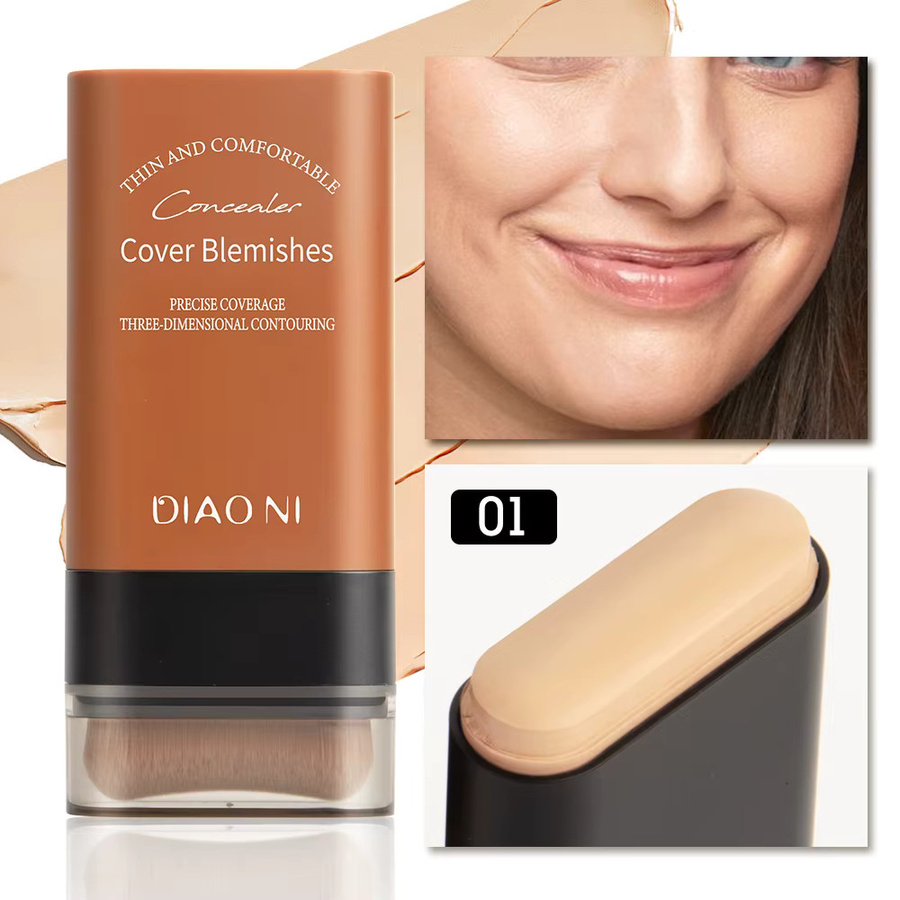 Tioni Foundation Stick, 01, Feuchtigkeitsspendend, Transparent - Bild 2
