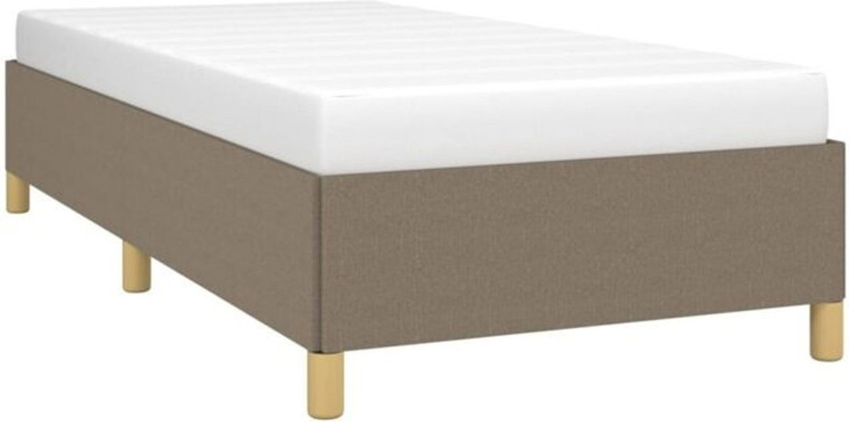 Polsterbett vidaxl in Taupe meliert aus Stoff und Holzwerkstoff, B/T/H: 90 x 190 cm - Bild 1