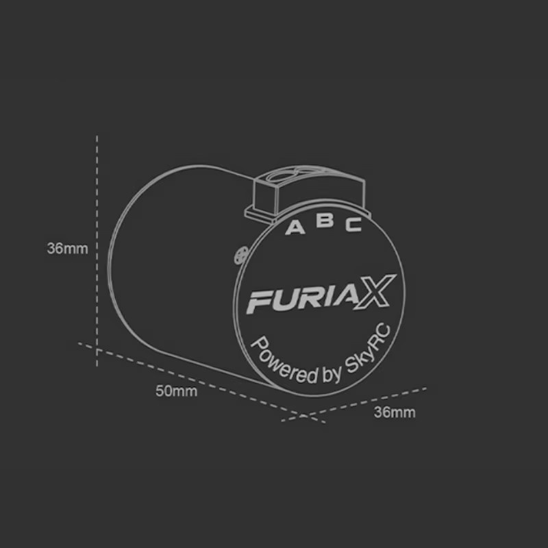 SKYRC FuriaX SUPA 3650 Bürstenloser Motor, 60A ESC, Plug-and-Play - Bild 4