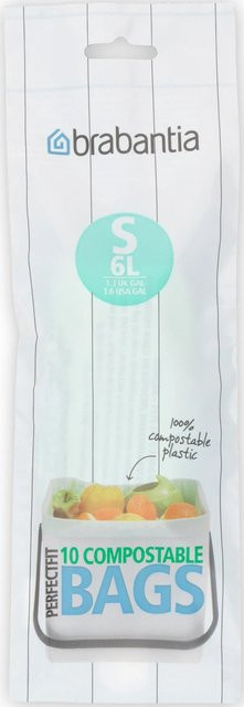 Brabantia PerfectFit kompostierbare Müllbeutel 6 Liter - Bild 1