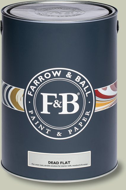 Farrow & Ball Dead Flat Wandfarbe Eddy 301 in Grün und Blau, 2,5 l - Bild 1
