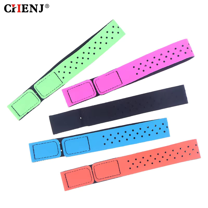 Ouhoe Ersatz-Armband für Herzfrequenzmesser, verstellbares und elastisches Sport-Armband in Pink/Multicolor, Unisex - Bild 3