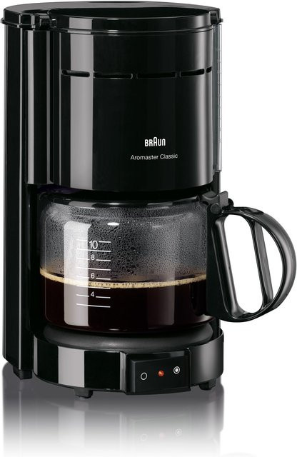 KF 47/1 Aromaster Classic Filterkaffeemaschine von Braun in Schwarz mit Glaskanne - Bild 1