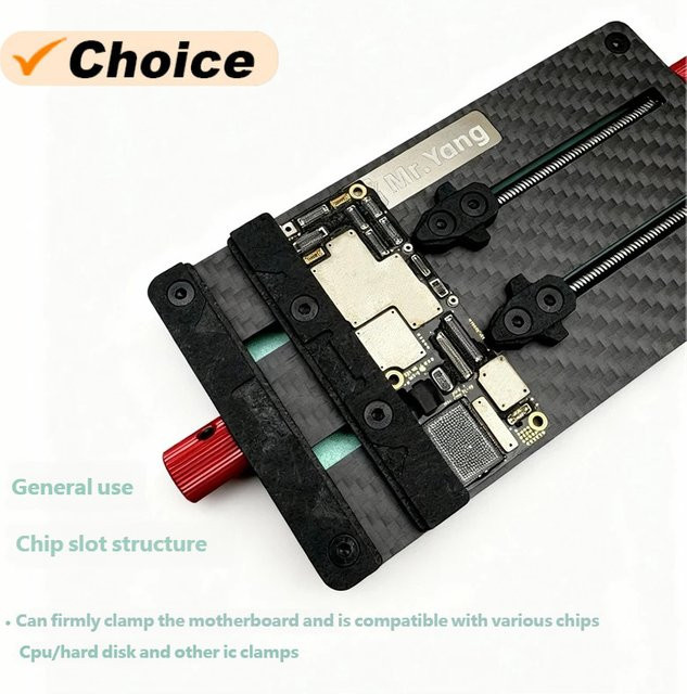 YCS Mr. Yang Multifunktionale Chip-Vorrichtung für Handy-Motherboard, Festplatte und IC in Schwarz - Bild 1