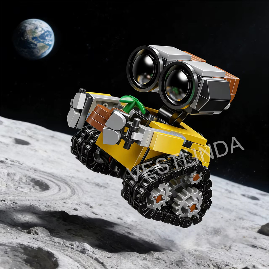 BEAST KINGDOM Space Wall E Roboter-Bausteine, MOC, Humanoider Roboter, Lernspielzeug - Bild 6