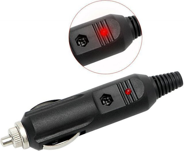 LED Zigarettenanzünder Adapter 20A für Auto und Van, 12V/24V Steckverbinder in Schwarz - Bild 1