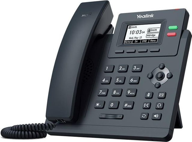 Yealink SIP-T31W VoIP-Telefon mit Wi-Fi und 2 Leitungen in Classic Gray - Bild 1