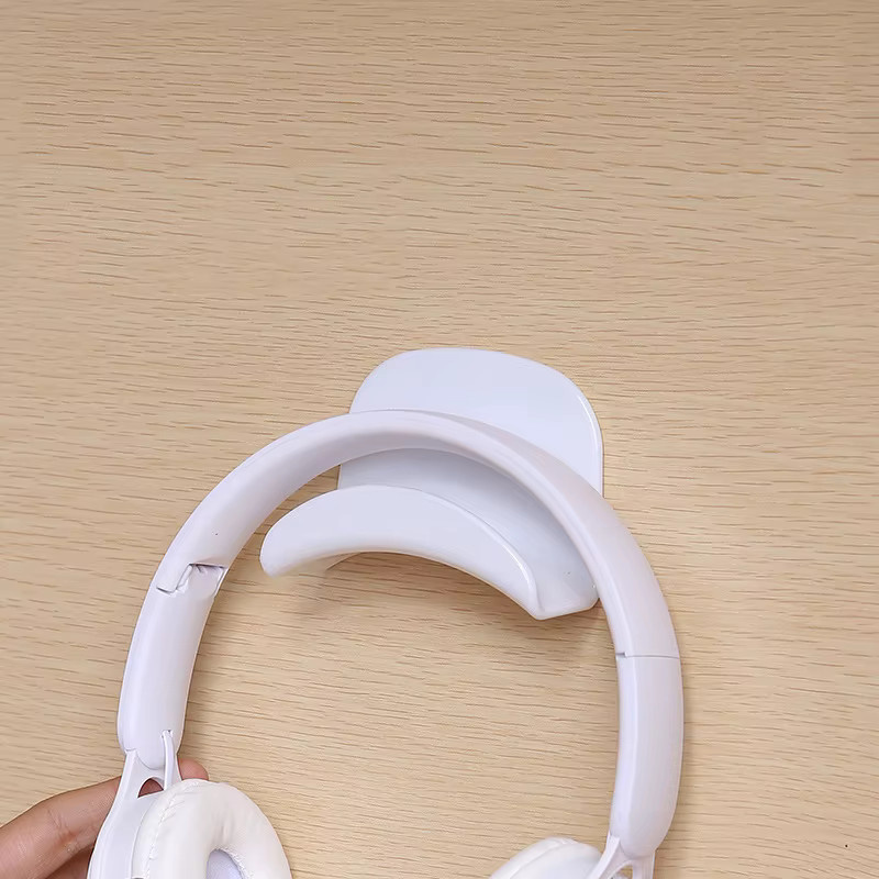 Abdo Wand-Computer-Headset-Halter Kopfhörerständer zur Aufbewahrung in Weiß - Bild 2