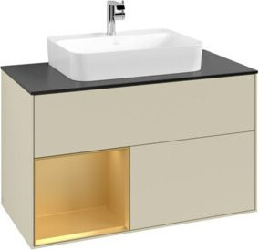 V&B Waschtischunterschrank Finion 100 in Lackausführung, Breite: 100 cm, Tiefe: 50,1 cm, Höhe: 50,1 cm - Bild 1