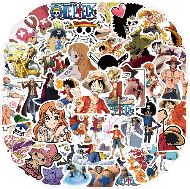 Bandai One Piece Cartoon-Aufkleber, Sticker, 10-teiliges Set - Bild 1