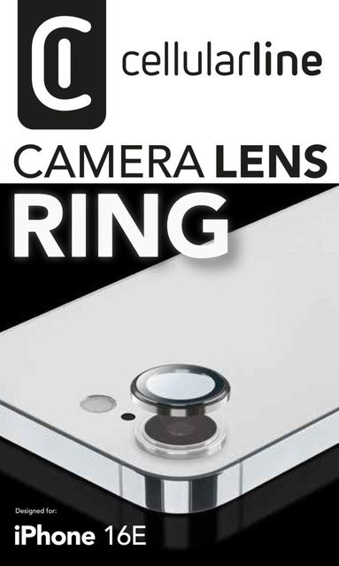 Camera Lens Protection Ring für Apple iPhone 16e, Transparent - Bild 1