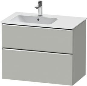 Duravit Waschtischunterschrank D-Neo Wandhängend, Farbe Grau, B/T/H: 81 x 46,2 x 62,5 cm - Bild 1