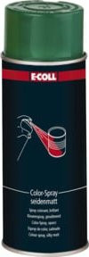 E-COLL Color-Spray seidenmatt Moosgrün 400ml für Holz und Synthetikharz - Bild 1