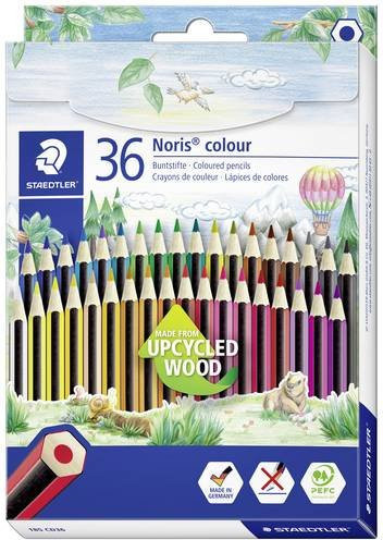 Staedtler Noris colour Buntstifte 185, farbsortiert, 36 Stück - Bild 1