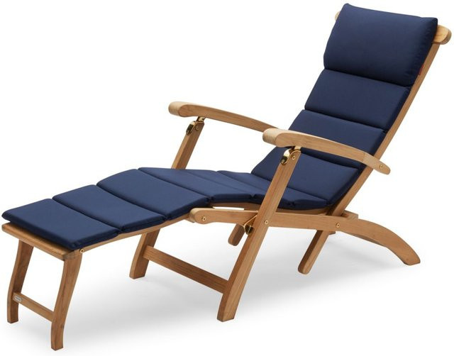 Skagerak Auflage für den Deck Chair von Fritz Hansen in Blau - Bild 1