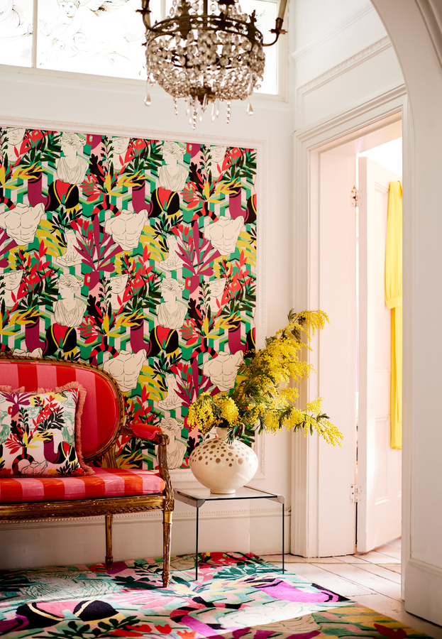 Mindthegap Tapete Statuario WP20857 in Multicolour mit abstraktem und botanischem Design aus Vlies - Bild 1