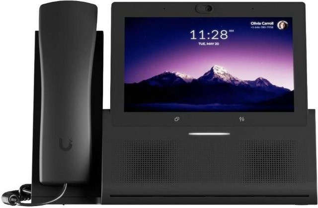 Ubiquiti Phone Touch Max Smartphone Kabelgebundenes Mobilteil mit Freisprecheinrichtung Schwarz - Bild 1