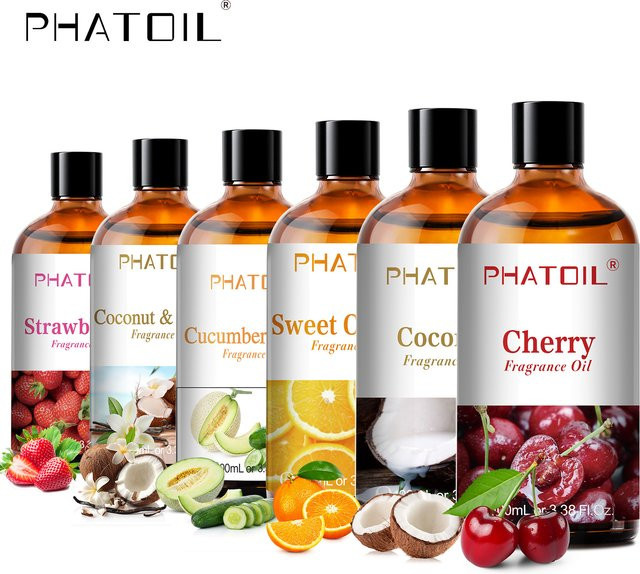 PHATOIL Duftöle Erdbeer-Kirsch-Kokosnuss & Vanille, 100 ml - Bild 1